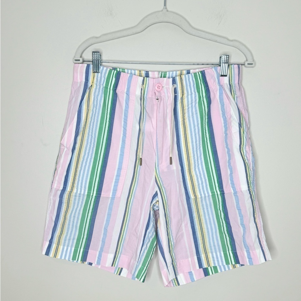 Polo Ralph Lauren Men's Relaxed Fit Seersucker Pink Stripe Short Small - Picture 2 of 7